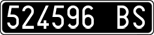 License plate of Italy, Cars (1927 year series)