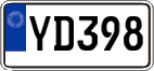 Non-recognized and partially recognized states, Regular plates (AB 123)