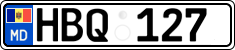 License plate of Moldova, Cars (2015)