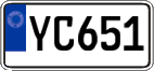 Non-recognized and partially recognized states, Regular plates (AB 123)