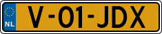 License plate of the Netherlands, Light Commercial Vehicles (1994 system)
