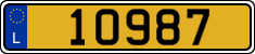 License plate of Luxembourg, Vanity Plates