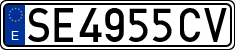 License plates of Spain, 1971 year series