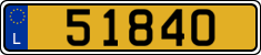 License plate of Luxembourg, Vanity Plates