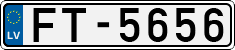 License plate of Latvia, Regular car plates