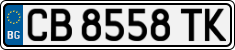 License plate of Bulgaria, Cars