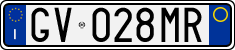 License plate of Italy, Cars (1994 year series)