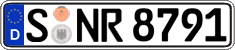 German license plate, Regular plates