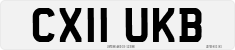 License plate of the United Kingdom, 2001 year system