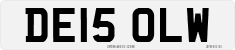 License plate of the United Kingdom, 2001 year system