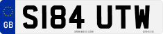 License plate of the United Kingdom, 1983 year system