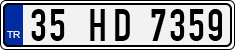 License plate of Turkey, Regular plates