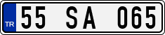 License plate of Turkey, Regular plates