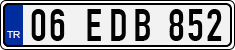 License plate of Turkey, Regular plates