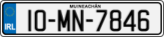 License plate of Ireland, Regular plates