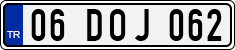 License plate of Turkey, Regular plates
