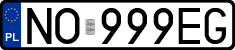 License plates of Poland, Regular car plates