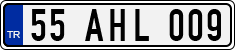License plate of Turkey, Regular plates