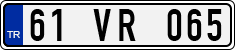 License plate of Turkey, Regular plates