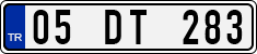 License plate of Turkey, Regular plates