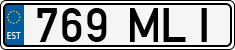 License plate of Estonia, Regular car plates