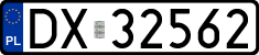 License plates of Poland, Regular car plates