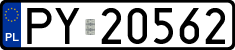 License plates of Poland, Regular car plates