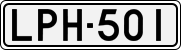 License plate of Finland, Cars