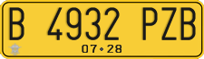 License plate of Indonesia, Commercial vehicles