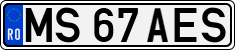 License plate of Romania, Regular plates