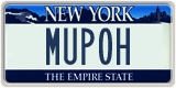 New York, Vanity Plates