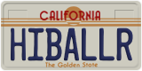 California, Vanity Plates