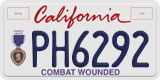 California, Purple Heart (12PH34, PH1234, 1234PH)