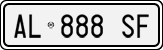 License plate of Italy, Cars (1994 year series)
