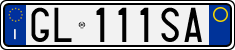 License plate of Italy, Cars (1994 year series)