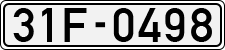 License plate of Vietnam, Cars