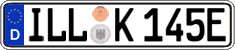 German license plate, Electric vehicles