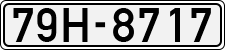 License plate of Vietnam, Cars