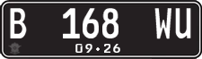 License plate of Indonesia, Regular plates