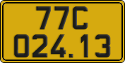 License plate of Vietnam, Commercial vehicles