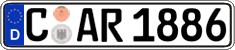 German license plate, Regular plates