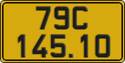 License plate of Vietnam, Commercial vehicles