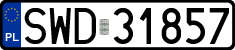 License plates of Poland, Regular car plates
