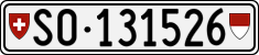 License plate of Switzerland, Cars