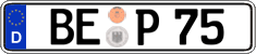 German license plate, Regular plates