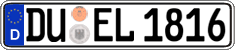 German license plate, Regular plates