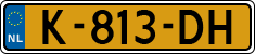 License plate of the Netherlands, Cars