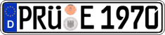 German license plate, Regular plates