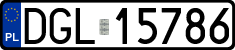 License plates of Poland, Regular car plates