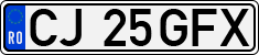 License plate of Romania, Regular plates